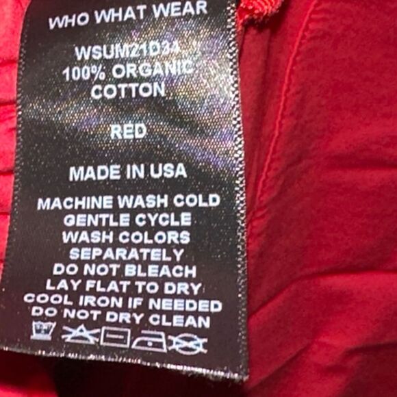 Who What Wear Set | NWTs Kat Scoop-Neck Dress Detached Ruched Bralette Sz XL - Picture 8 of 9